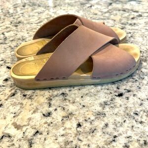 No. 6 Frida Clog  in Pink Sand size 38